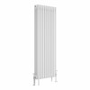 Bern 1500 x 560mm Traditional White Vertical Four Column Radiator