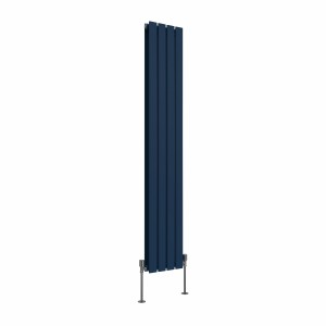 Karlstad 1600 x 274mm Sapphire Blue Double Vertical Flat Panel Designer Radiator