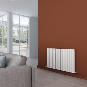 Carisa Tallis Double 600 x 950mm White Designer Aluminium Radiator