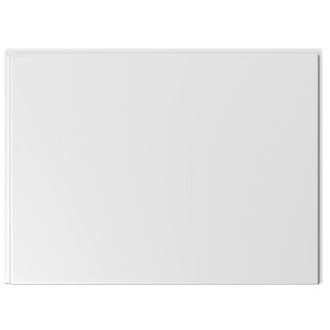 Lockwood White 750mm Acrylic End Bath Panel