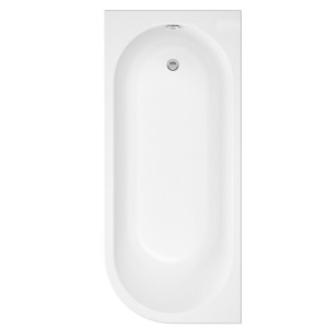 Knotts J Shape Single Ended Bath - Choice of Sizes