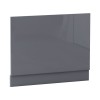 AquarissBath End Panel - Gloss Grey - 750mm 