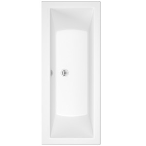 Sawley 1700 x 750mm Straight Bath Double Ended