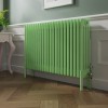 Bern 600 x 1010mm Traditional Pastel Green Horizontal Four Column Radiator