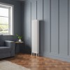 Bern 1500 x 380mm White Four Column Vertical Traditional Radiator