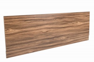 Walnut Effect 1700mm Wood Front Bath Panel