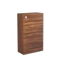 Calm Walnut Contemporary Rectangular Back to Wall Unit 500mm with Concealed Dual Flush Cistern (No Toilet/Pan) 