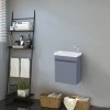 RAK-Resort 450mm Wall Hung Cloakroom Vanity Unit - Matt Grey