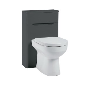 Acton 500mm Back to Wall WC Unit - Anthracite
