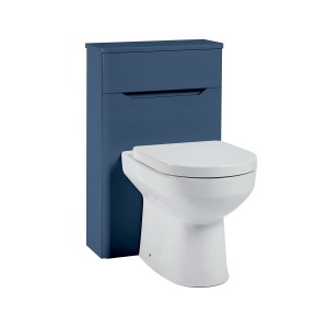 Acton 500mm Back to Wall WC Unit - Blue