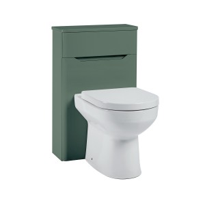 Acton 500mm Back to Wall WC Unit - Green