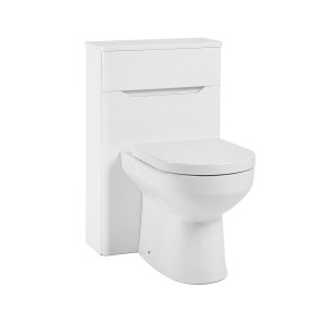 Acton 500mm Back to Wall WC Unit - White