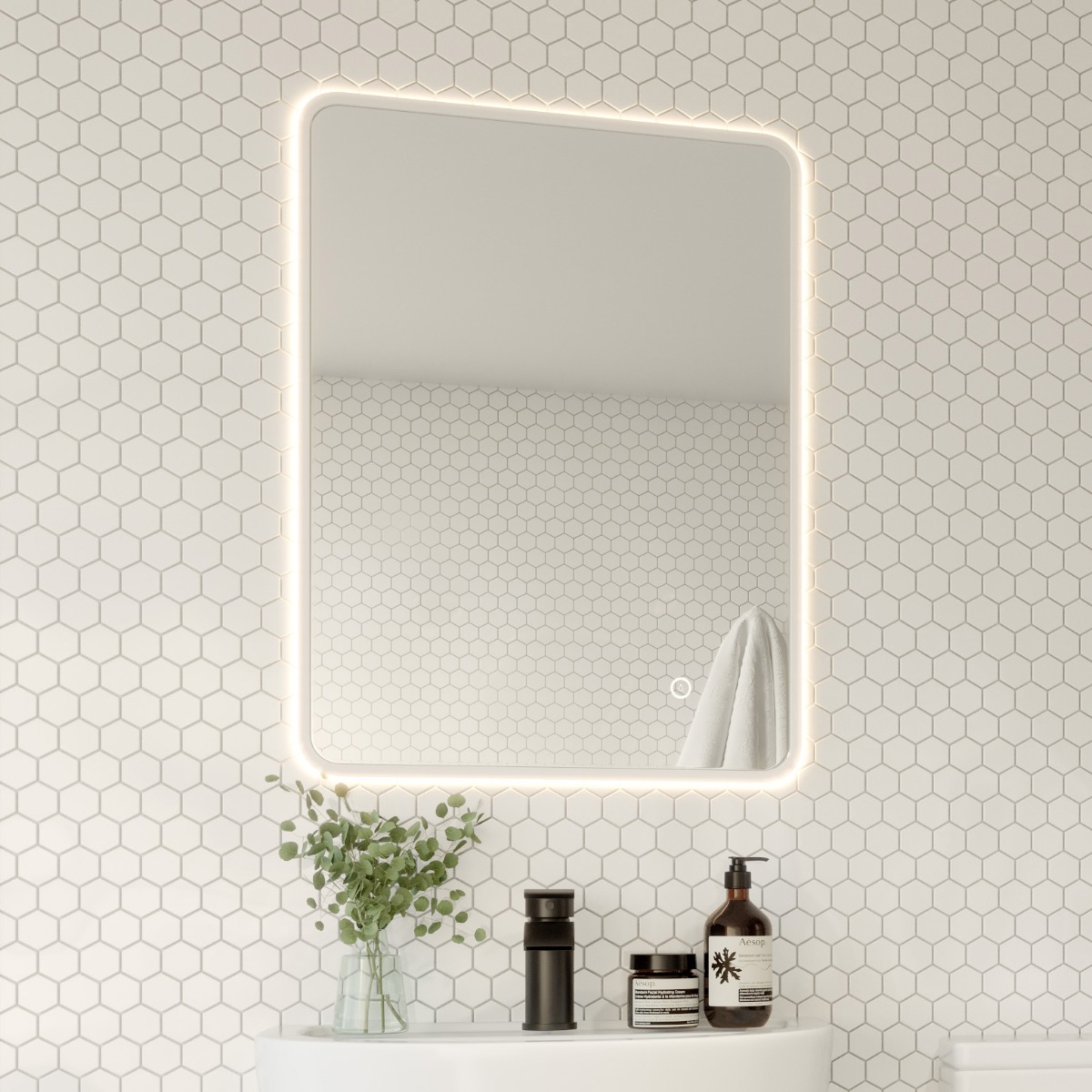 Cea - 500 x 700mm LED Mirror with Demister Pad