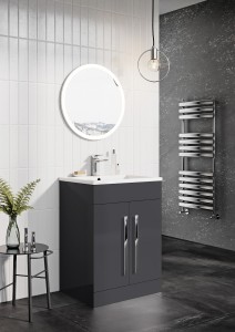 Linth - 600mm Round Led Mirror with Demister