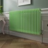 Bern 600 x 1190mm Pastel Green Double Horizontal Column Radiator