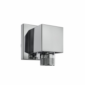Beauly Square Outlet Elbow Chrome