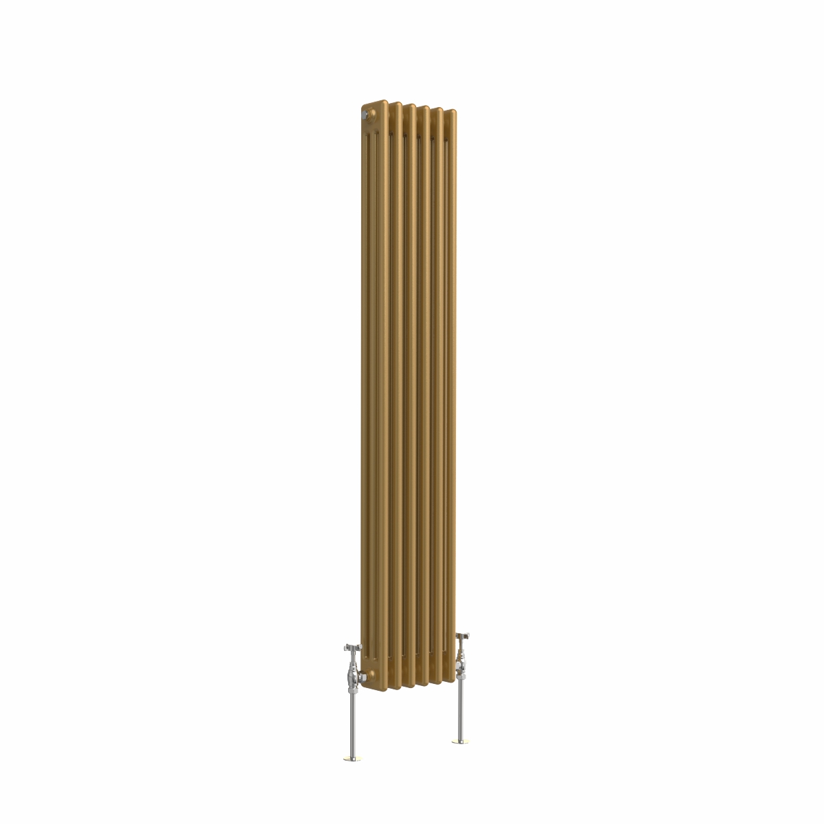 Bern 1500 x 290mm Metallic Gold Triple Vertical Column Radiator