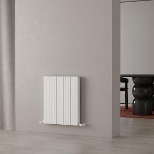 Carisa Chambord Double 600 x 495mm White Designer Aluminium Radiator