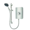 Trition Aspirante 9.5kW Electric Shower - Brushed Steel ASP09BRSTL