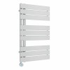 Kristiansund 824 x 500mm Chrome II Thermostatic Touch Control Wifi Electric Heated Towel Rail
