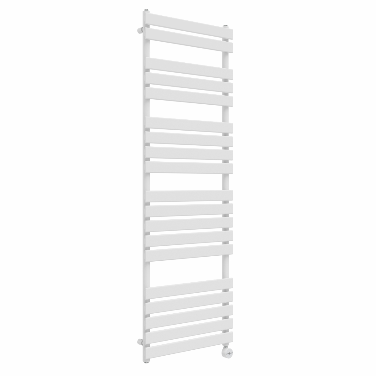 Juva 1800 x 600mm White Flat Panel Thermostatic Touch Control Electric Heated Towel Rail