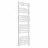 Juva 1800 x 600mm White Flat Panel Thermostatic Touch Control Electric Heated Towel Rail