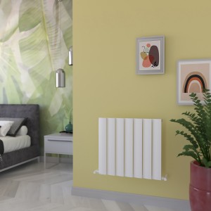 Carisa Step 600 x 660mm White Designer Aluminium Radiator