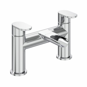 Tolmer Modern Waterfall Bath Filler Mixer Tap - Chrome