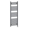 Bergen 1500 x 500mm Straight Grey Thermostatic Electric Heated Towel Rail