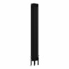 Bern - Traditional Black Vertical Four Column Radiator - Choice of Size