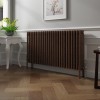Bern 600 x 1190mm Black Copper Four Column Horizontal Traditional Radiator