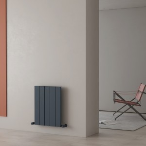 Carisa Nemo 600 x 470mm Anthracite Designer Aluminium Radiator