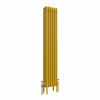 Bern 1500 x 290mm Zinc Yellow Four Column Vertical Traditional Radiator