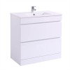 Tonic II Floor Standing Vanity Unit 800mm White