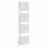 Kristiansund 1800 x 500mm White Simple Electric Heated Towel Rail