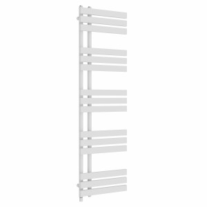 Koli 1600 x 450mm White Simple Electric Heated Towel Rail