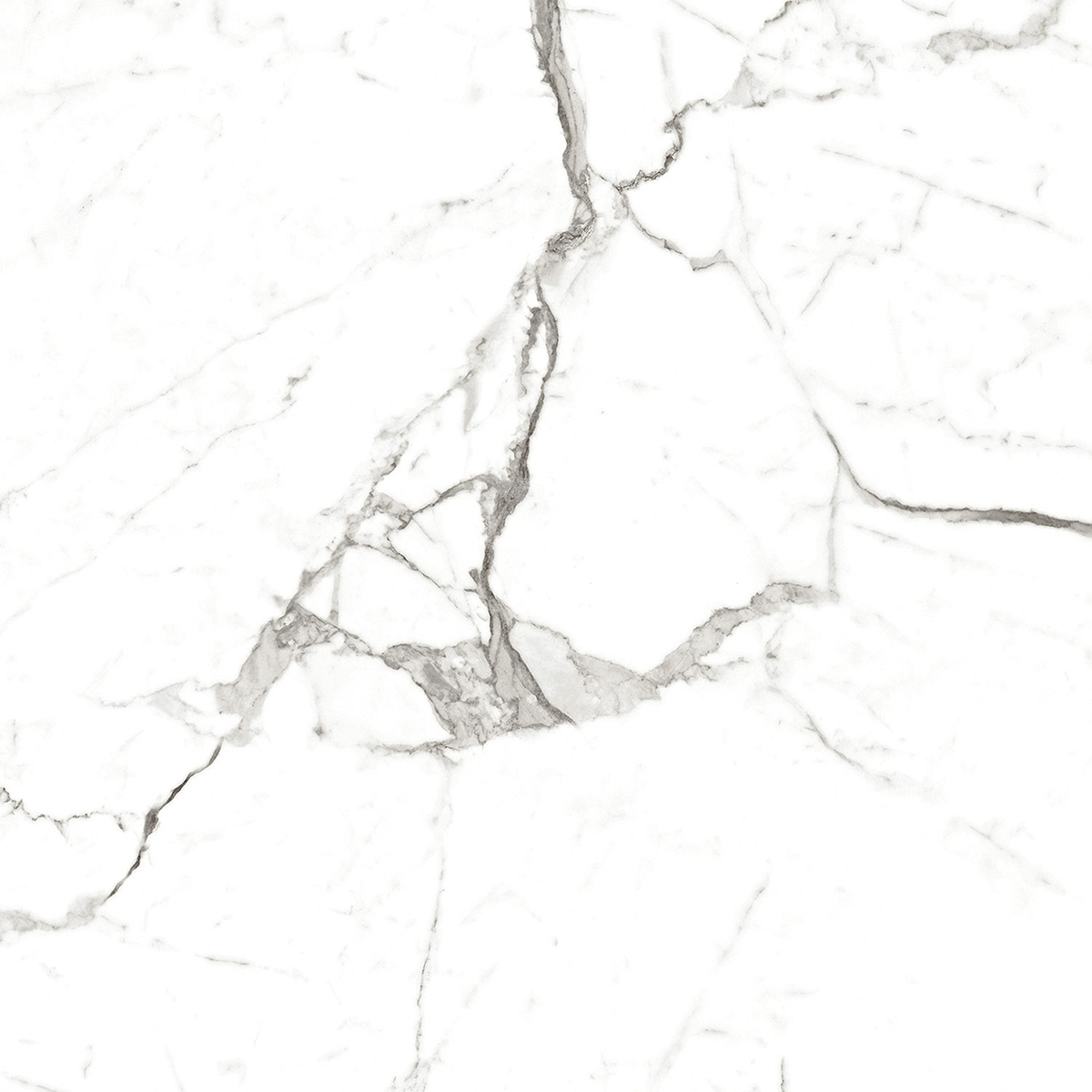 Versailles Carrara Marble Effect Polished 600x600 Tiles - 1.08sqm - 3 - Box Qty