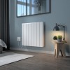 Bismo CRC 570 x 714mm White Flat Panel Ceramic Core Wifi Electric Radiator - 2000W