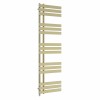Koli 1600 x 450mm Brushed Brass Simple Electric Heated Towel Rail