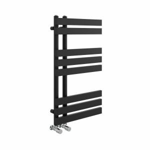 Koli 800 x 450 Designer Towel Rail - Black