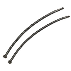 12mm x 1/2" Pair Flexible Tap Connectors 500mm - WRAS Approved