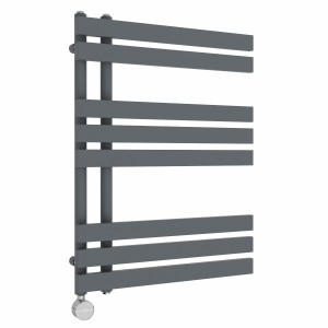 Koli 800 x 600mm Anthracite Thermostatic Touch Control Electric Heated Towel Rail