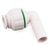 TWISTLOC 22mm Tube Elbow Union White