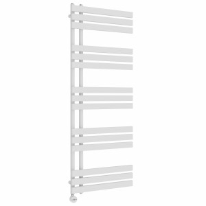 Koli 1600 x 600mm White Thermostatic Touch Control Electric Heated Towel Rail