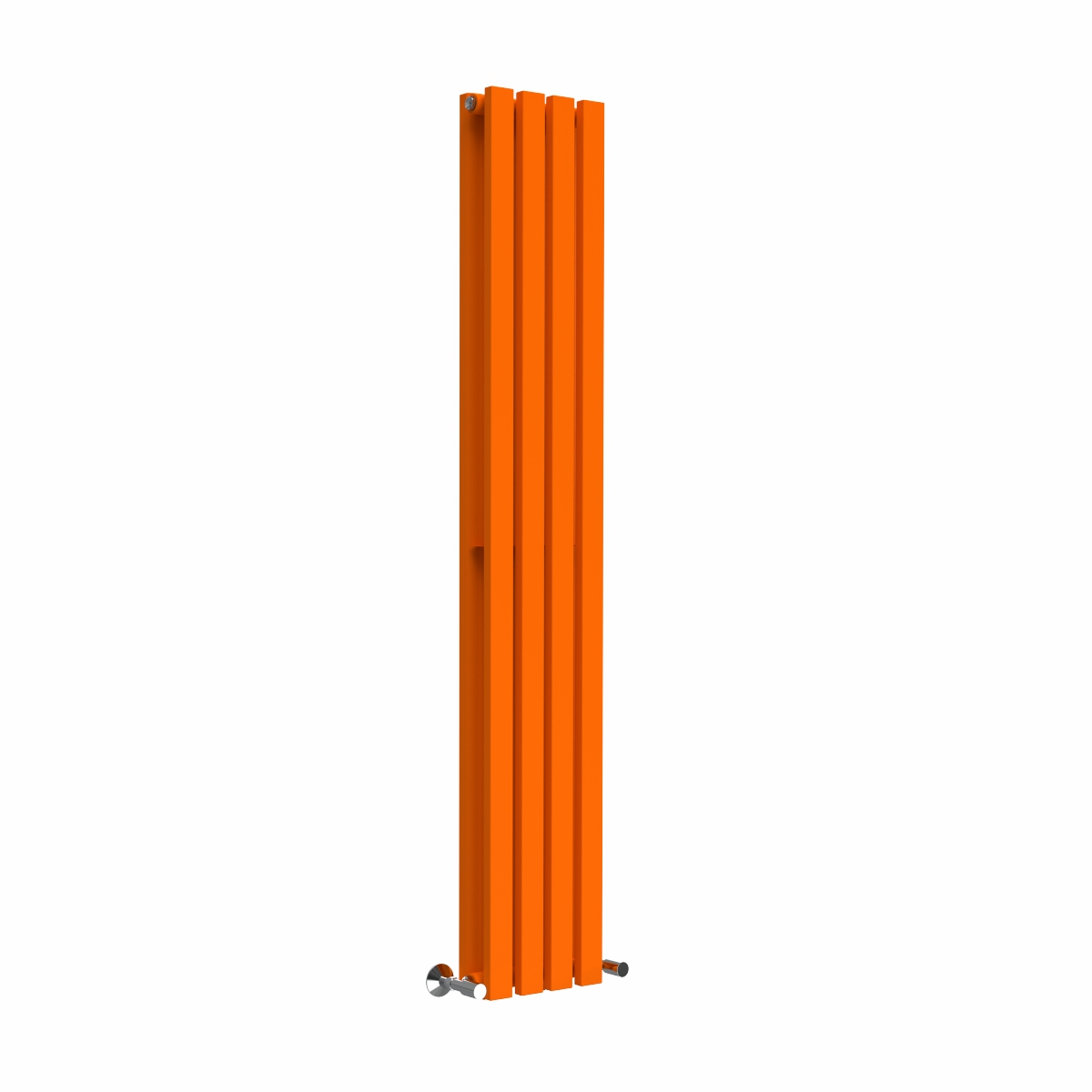 Lulea 1600 x 270mm Bright Orange Double Flat Panel Vertical Designer Radiator