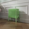 Bern 300 x 425mm Traditional Pastel Green Horizontal Four Column Radiator