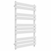 Juva 1000 x 600mm White Flat Panel Simple Electric Heated Towel Rail