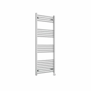 Bergen 1400 x 600mm Straight Chrome Thermostatic Touch Control Electric Heated Towel Rail