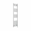 Bergen 1600 x 400mm Straight Chrome Thermostatic Touch Control Electric Heated Towel Rail