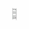 Fjord 800 x 400mm Curved Chrome Thermostatic Wifi Control Electric Heated Towel Rail